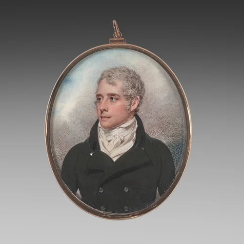 Portrait of Sandford Peacocke by William Wood, painting, 1801