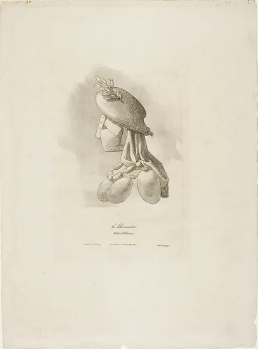 The Butcher-Woman, from Arts et Métiers by Bernard Gaillot, print, 1838