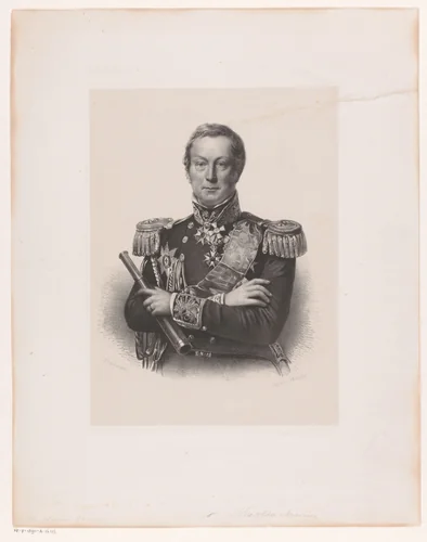 Portret van den Pieter Arriëns by anonymous, print, 1847-1865