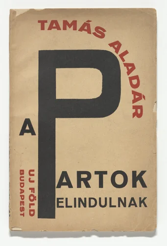 A partok elindulnak (The Shores Heading Out) by Sándor Bortnyik, illustrated book, 1926
