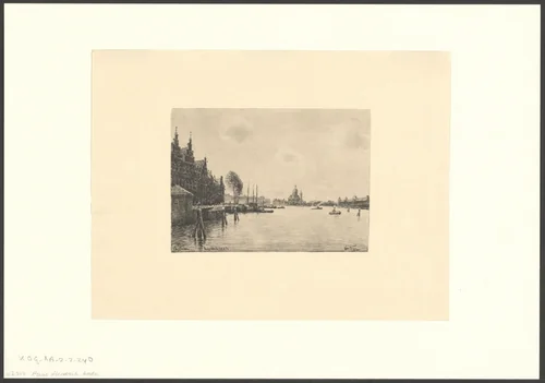 Prins Hendrikkade by anonymous, print, 1895-1950