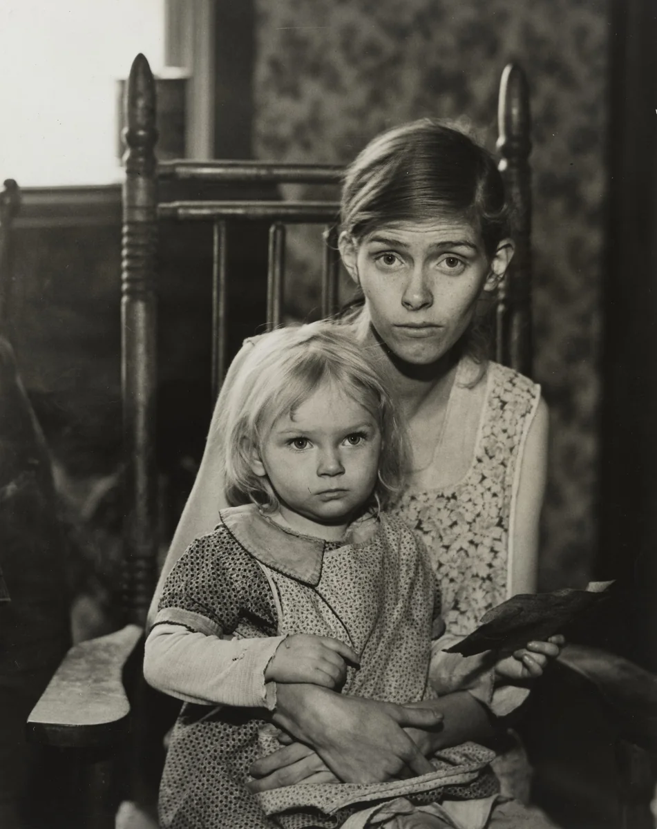 Tubercular Mother and Child by Paul Carter, photograph, 1937
