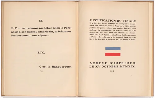 In-text plate (folio 30) from La Fin du monde filmée par l'ange de N.-D. (The End of the World Filmed by the Angel of Notre Dame) by Fernand Léger, illustrated book, 1919