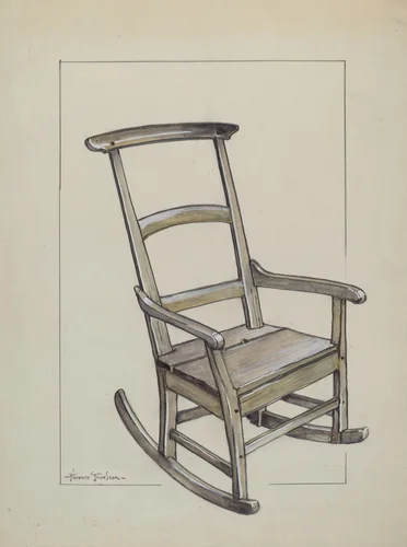 Rocking Chair by Florence Truelson, index of american design, 1937