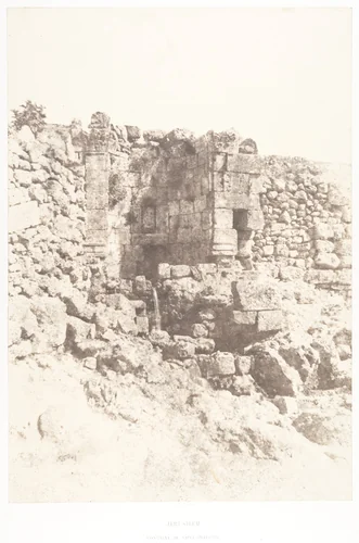 Jérusalem, Fontaine de Saint-Philippe by Auguste Salzmann, photograph, 1854-1859