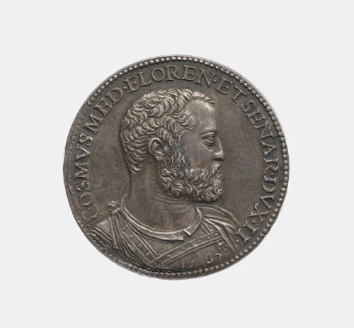 Cosimo I de' Medici 1519-74, Duke of Florence 1537-69, Grand Duke of Tuscany 1569-74 by Domenico Poggini, metalwork, 1567