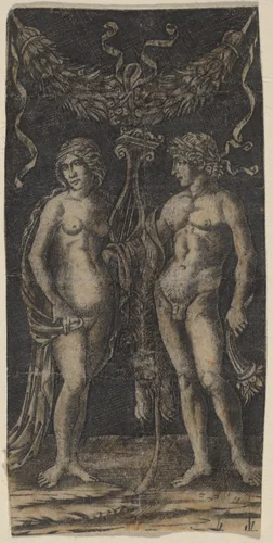 Hercules and Deianira by Francesco Francia, print, 1490-1510