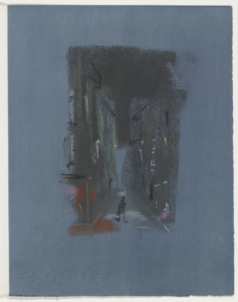 Plate (page 231) from Mille Regrets (A Thousand Regrets) by Christian Bérard, illustrated book, 1947