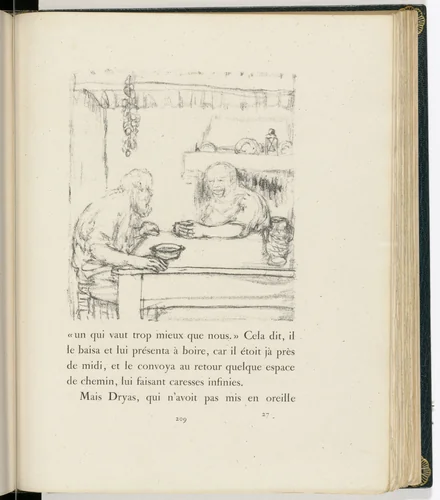 In-text plate (page 209) from Daphnis et Chloé by Pierre Bonnard, illustrated book, 1902