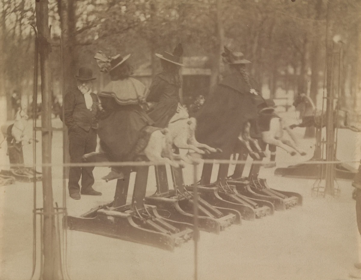 Au Luxembourg by Eugène Atget, photograph, 1898