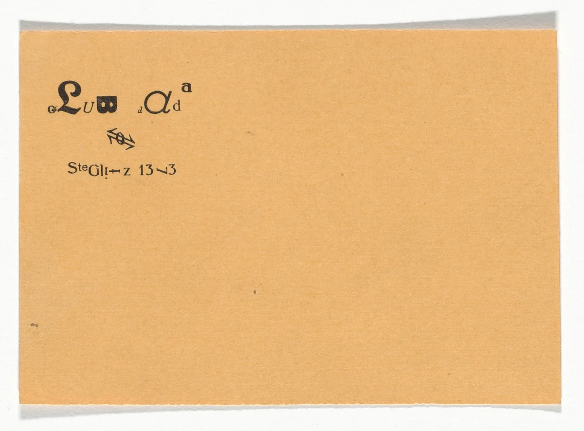 Club Dada Berlin Postcard by Johannes Baader, Raoul Hausmann, design, 1919