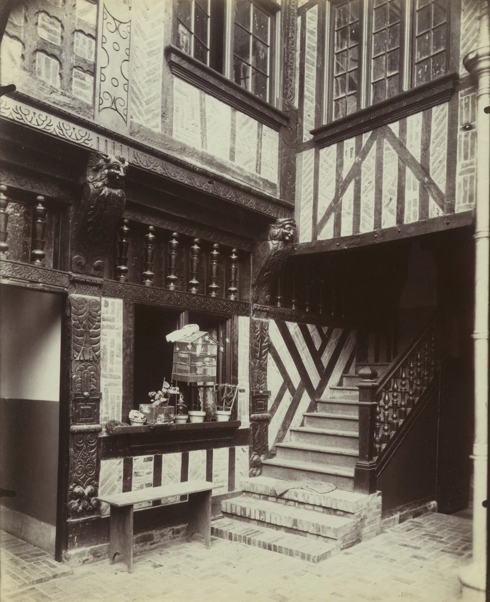 Beauvais - 25 Rue St. Laurent by Eugène Atget, photograph, 1904
