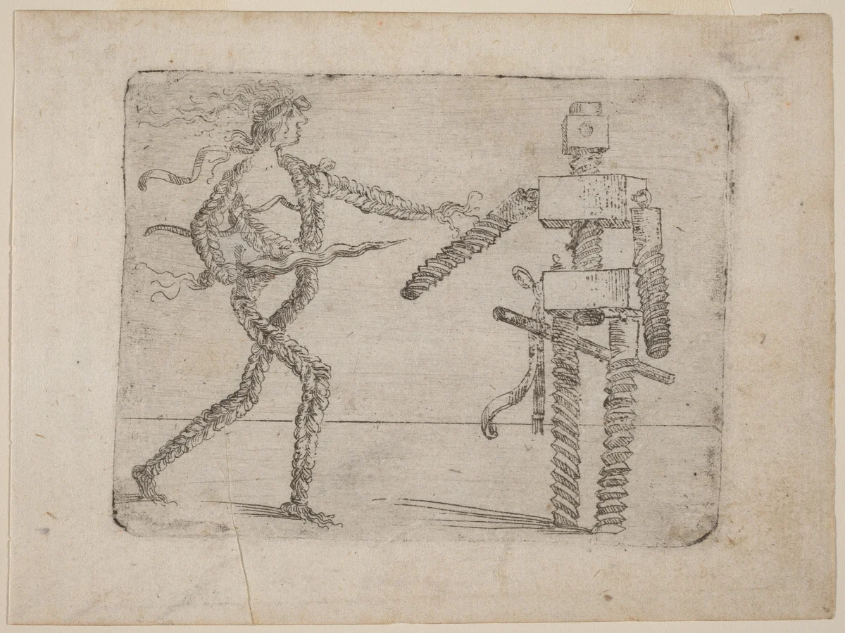 From "Bizzarie di varie Figure" by Giovanni Battista Bracelli, print, 1624