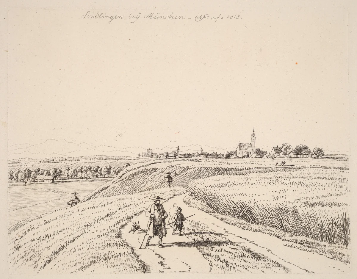 Sendling by Wilhelm von Kobell, print, 1818