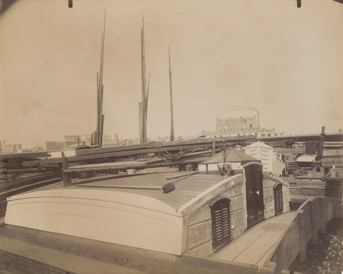Bassin de la Villette by Eugène Atget, photograph, 1914