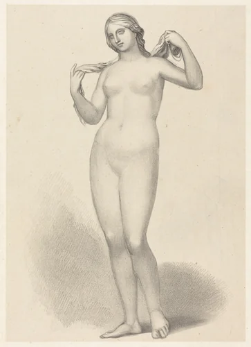 Venus Aphrodite, by Alcamanes by Richard James Lane; John Flaxman, print, 1829