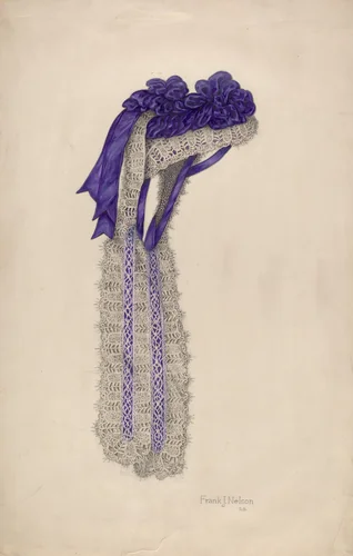 Straw Bonnet by Frank Nelson, index of american design, 1938