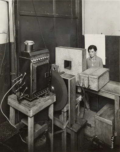 "The Television Transmitting Apparatus" by Unidentified Photographer, photograph, 1928