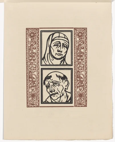 Plate (page 215) from Les Petites Fleurs de St. François (The Little Flowers of St. Francis) by Émile Bernard, illustrated book, 1928