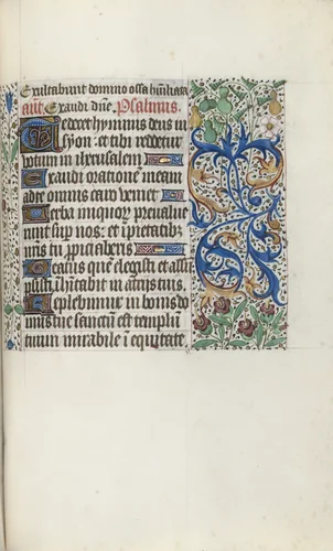 Book of Hours (Use of Rouen): fol. 136r by Master of the Geneva Latini, book, 1465-1475