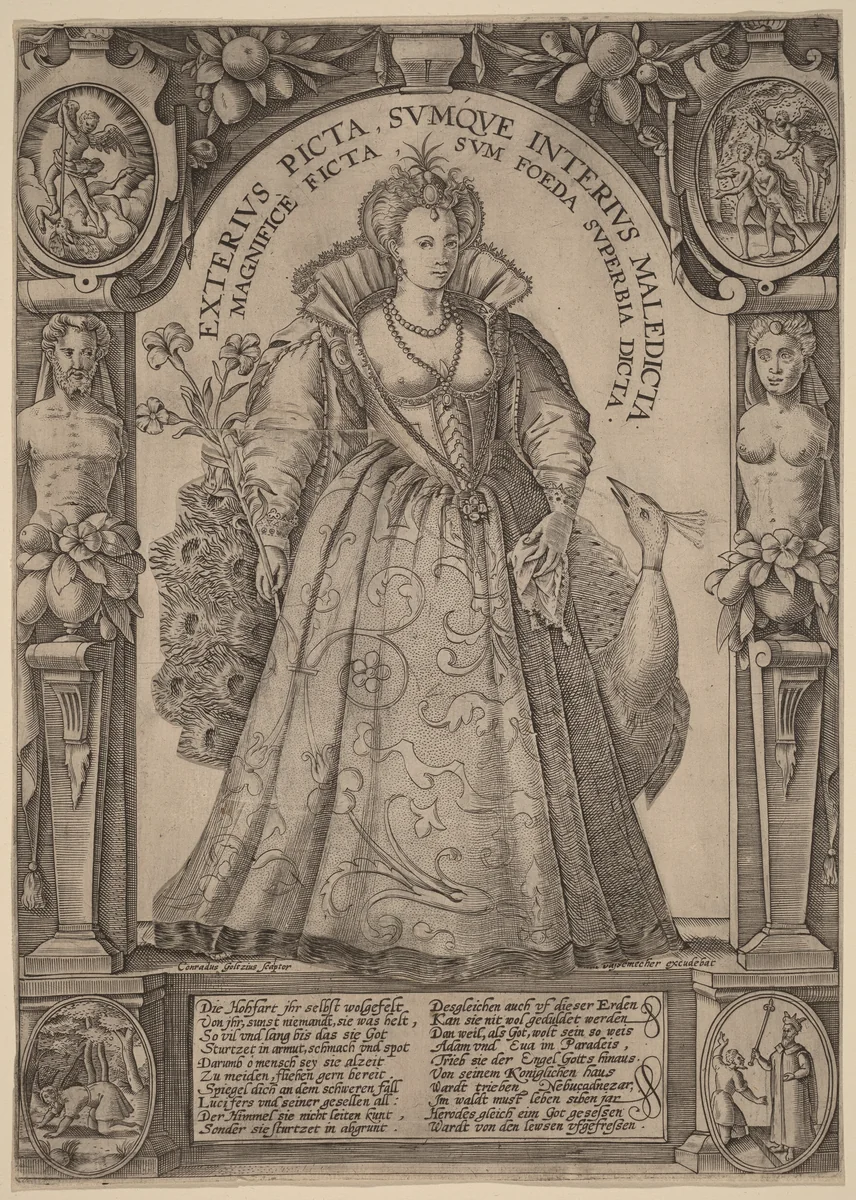 Pride by Conrad Goltzius
Johann Bussemacher, print, 1567-1647