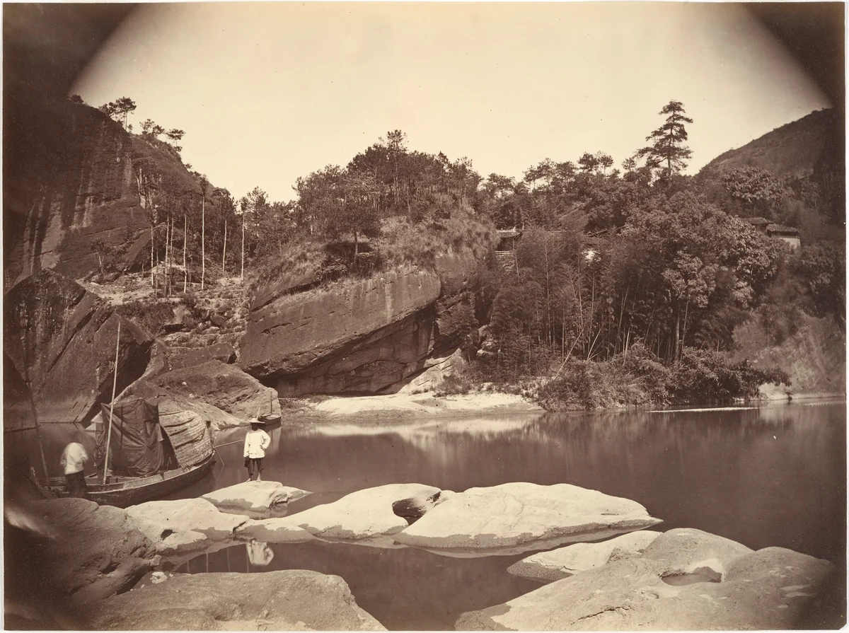 [Mount Wuyi Landscape] by Lai Afong, photograph, 1869