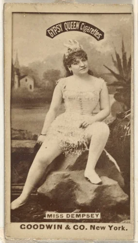 Miss Dempsey, from the Actors and Actresses series (N171) for Gypsy Queen Cigarettes by Goodwin & Company, photograph, 1886-1890