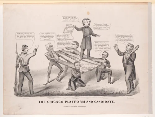 The Chicago Platform and Candidate by Louis Maurer, print, 1864