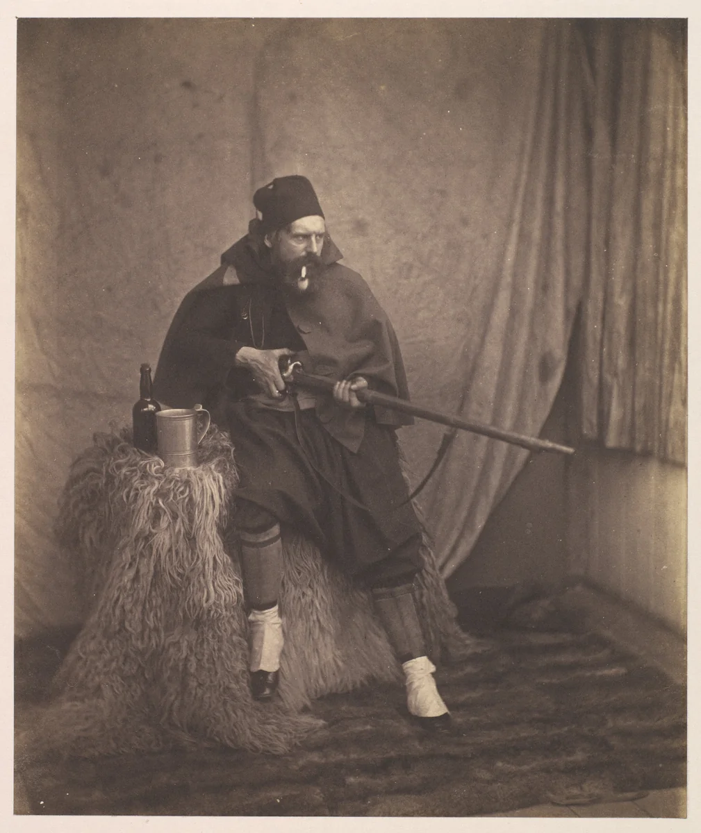 Zouave, 2nd Division by Roger Fenton, photograph, 1855