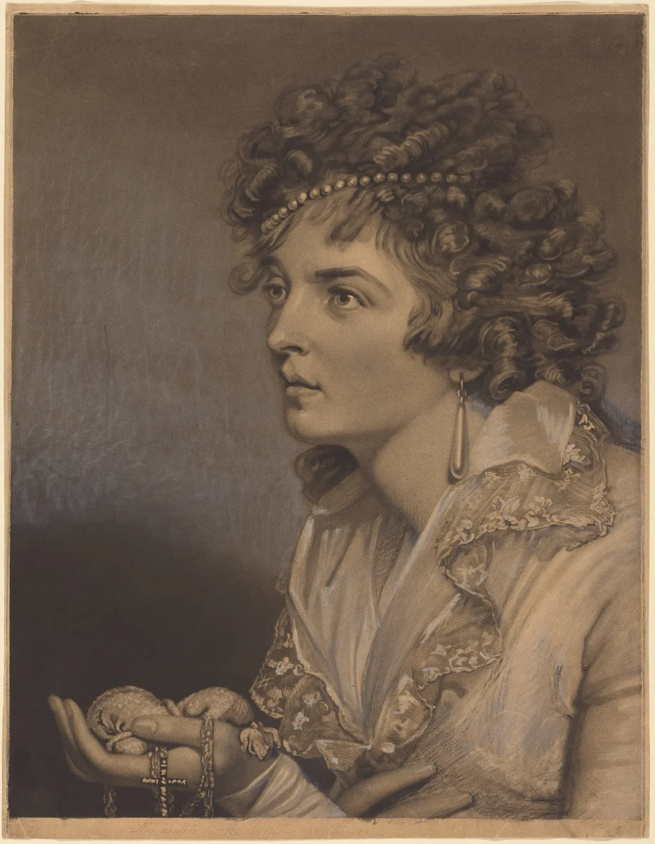 Amanthis with Pearls by John Raphael Smith, print, 1797