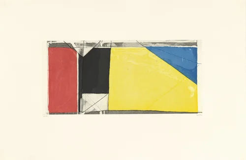 Folsom Street Variations III (Primaries) by Richard Diebenkorn, print, 1986