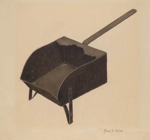 Ember Carrier by Alois E. Ulrich, index of american design, 1935-1942