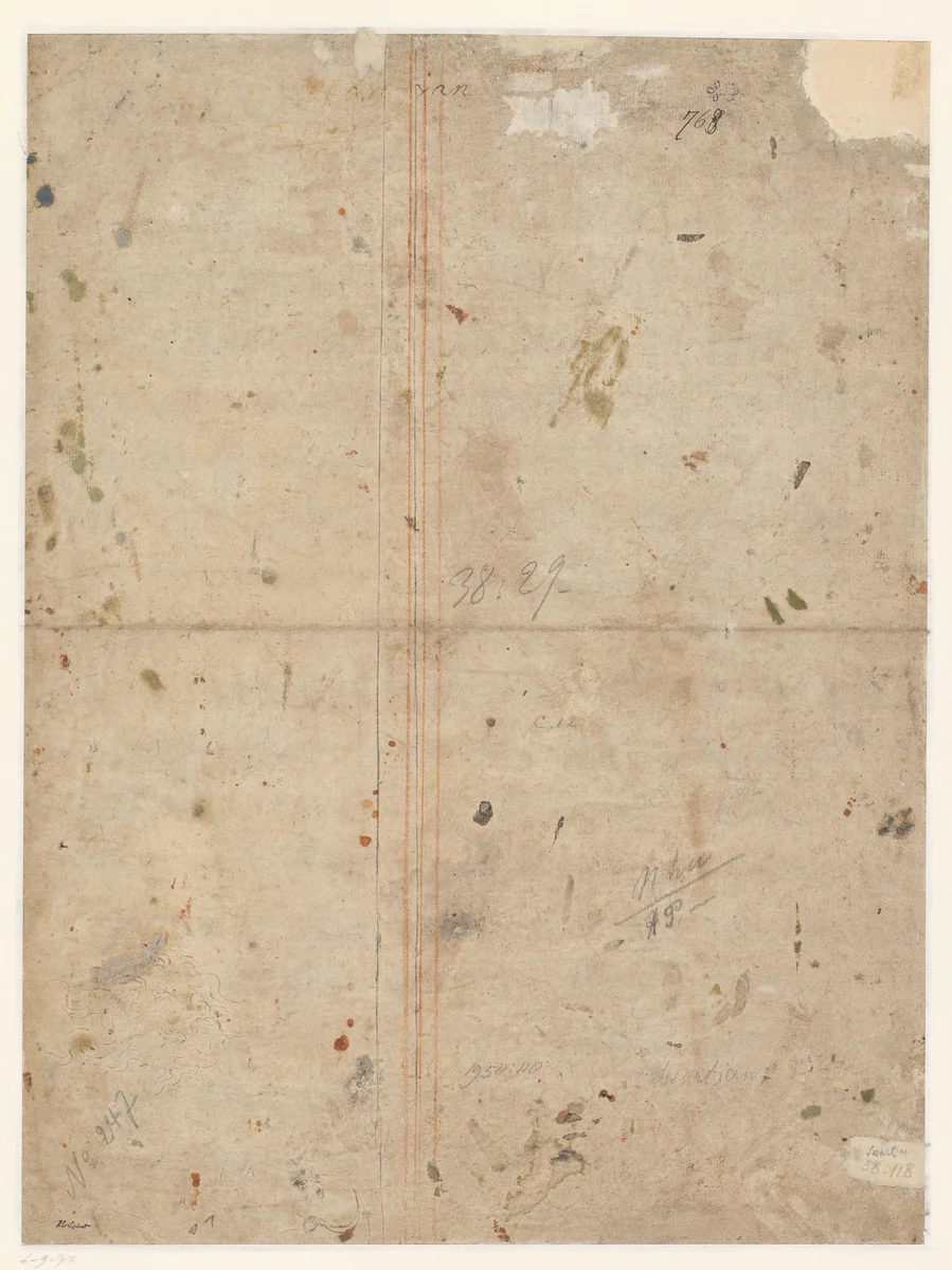 Kleine schets van het hoofd van een vrouw by Jan Swart, drawing, 1535-1560