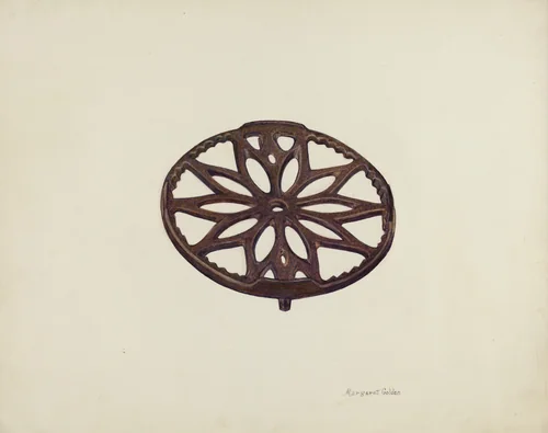 Trivet by Margaret Golden, index of american design, 1942