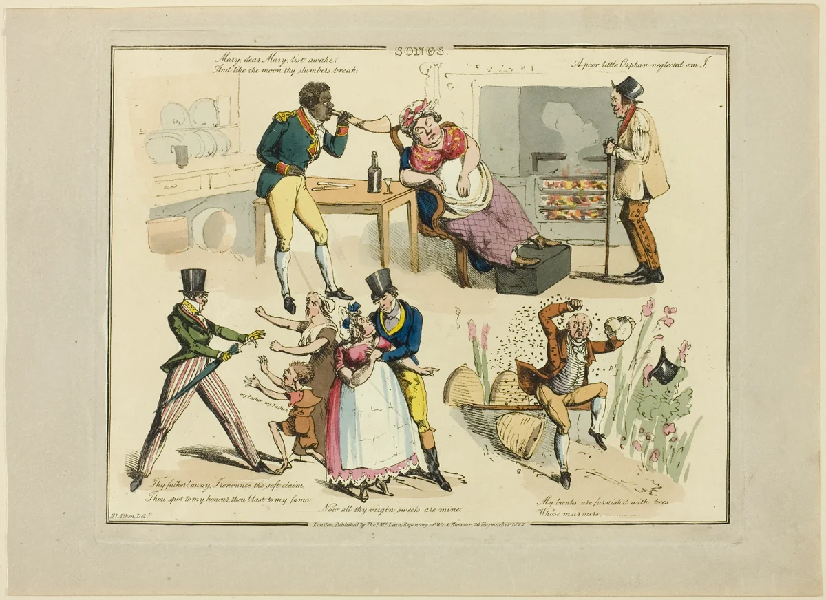 Plate from Illustrations to Popular Songs by Henry Alken, print, 1822