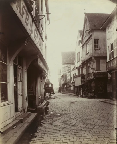 Beauvais. Coin rue Malherbe by Eugène Atget, photograph, 1904