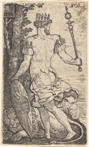 Sol (The Sun) by Master IB, print, 1528