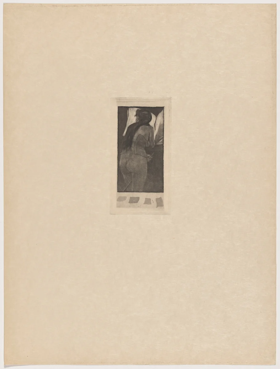 Départ pour le sabbat (Departure for the Sabbath) by Félicien Rops, print, 1895