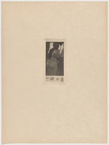 Départ pour le sabbat (Departure for the Sabbath) by Félicien Rops, print, 1895