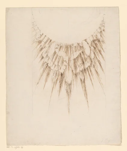 Stralenkrans by Jacob Hagen, drawing, 1713-1791