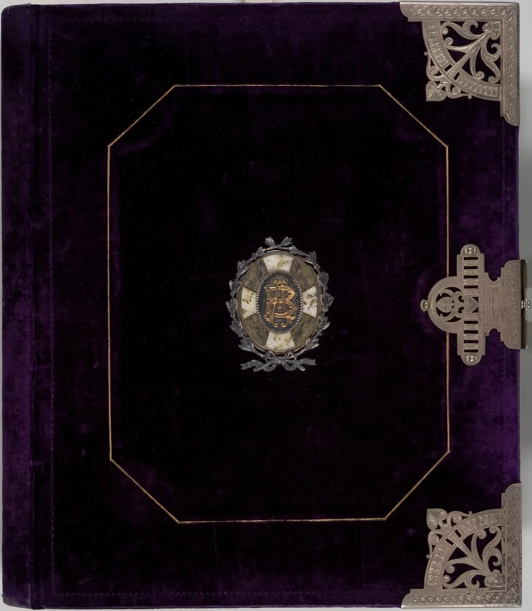 Ambroise Bernard Album by Carleton E. Watkins, book, 1870-1879