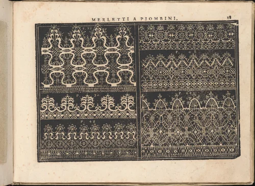 Fiore D'Ogni Virtu Per le Nobili Et Honeste Matrone, page 38 (recto) by Isabella Catanea Parasole, book, 1610