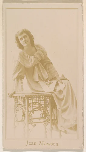 Jean Mawson, from the Actresses series (N245) issued by Kinney Brothers to promote Sweet Caporal Cigarettes by Kinney Brothers Tobacco Company, photograph, 1890