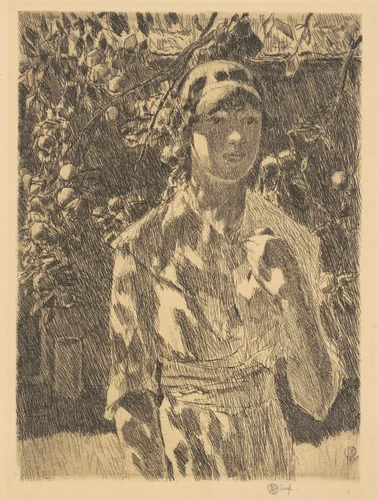 Helen Burke by Childe Hassam, print, 1917
