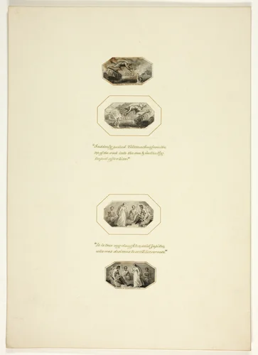 Study for a plate from Telemachus by Thomas Stothard, drawing, 1793-1803