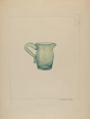 Cream Pitcher by Michael J. Miceli, index of american design, 1937
