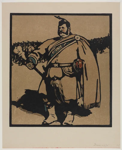 London Types: The Drum Major by William Nicholson, print, 1898