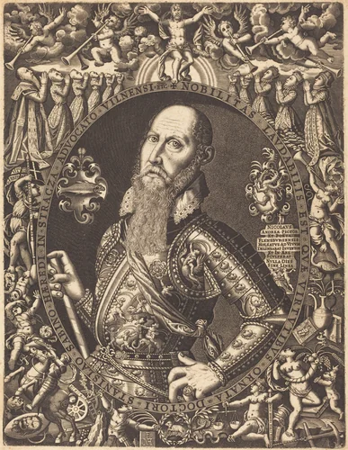 Stanislaus Sabinus von Stracza by Nicolaus Andrea, print, 1590