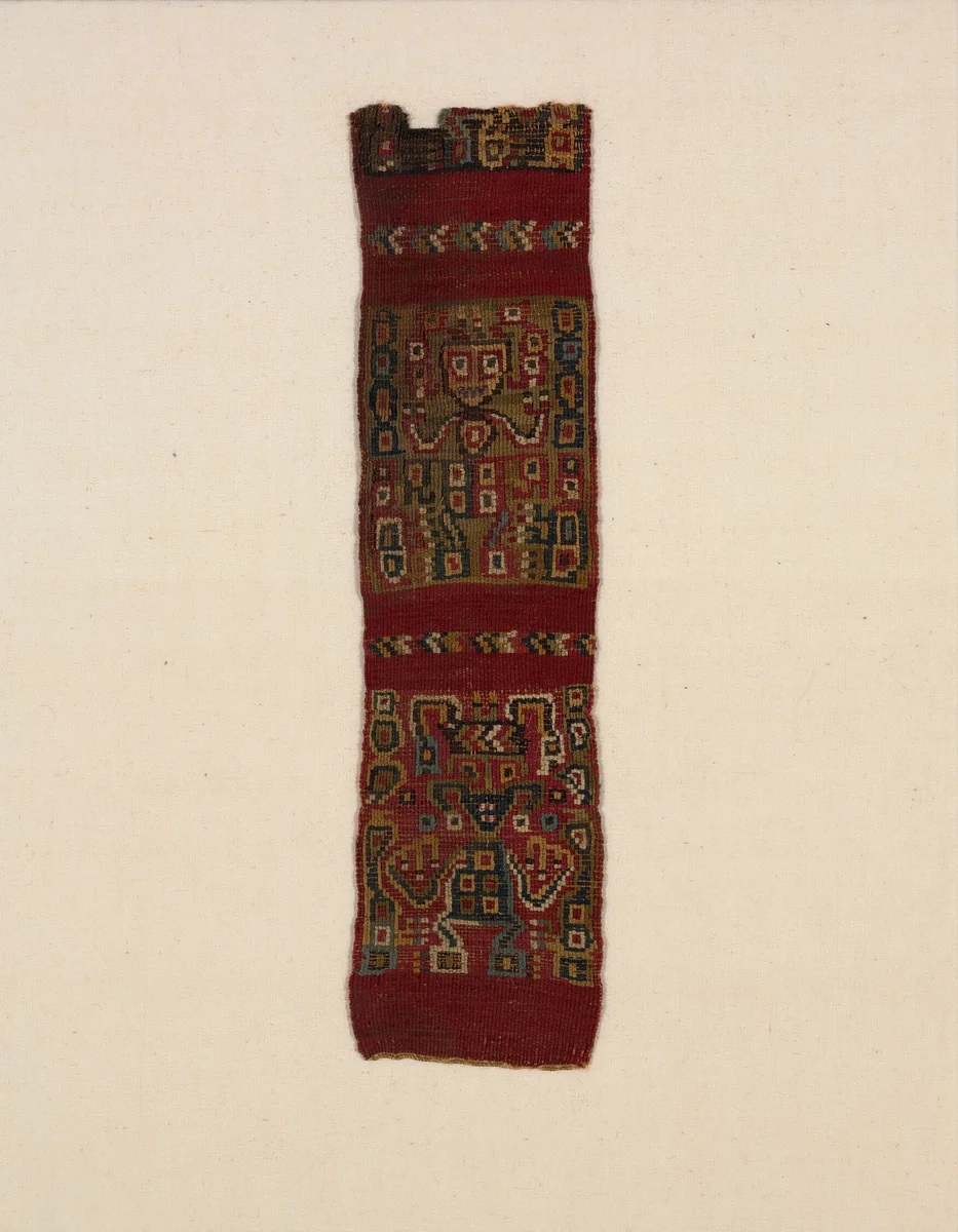 Fragment (Band) by Provincial Wari, textile, 800-1100