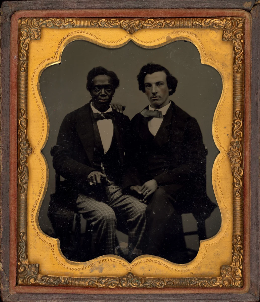 Portrait of Two Men by American 19th Century, photograph, 1855-1865